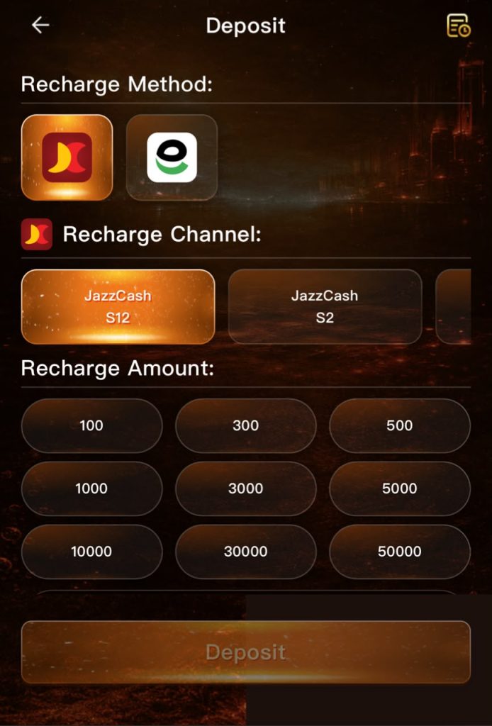 33RS Game Deposit