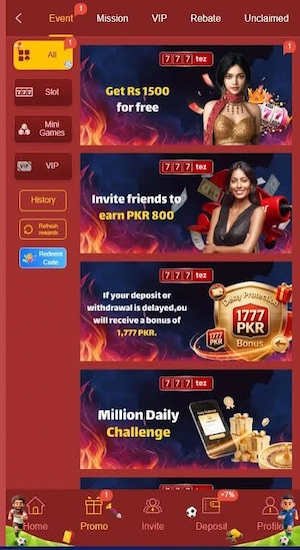 777tez Game Bonuses