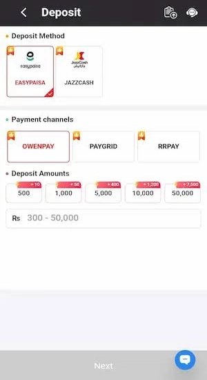 PKRAAH Game Deposit