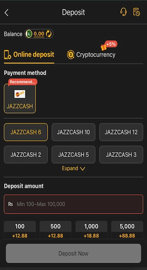 188PKR Game Deposit