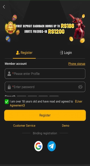 188PKR Game Register