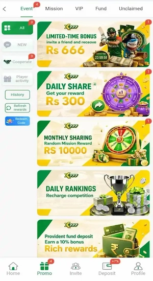 X777 Game Bonuses