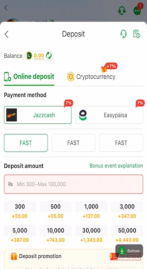 X777 Game Deposit
