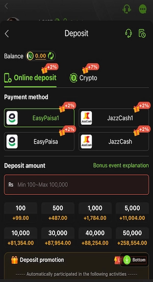 999XA Game Deposit
