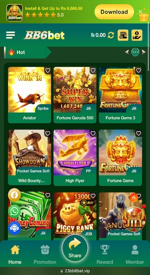 BB6 BET All Games