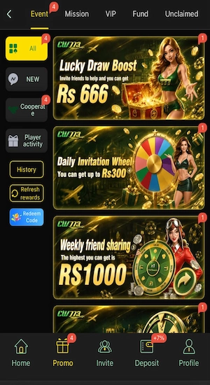 CW773 Game Bonuses