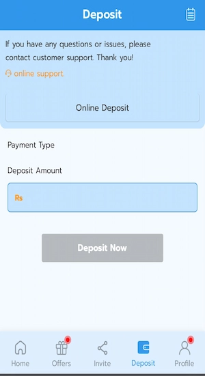 D97 Game Deposit