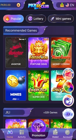 PKR55 All Games