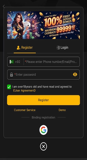 PLAY 7778 Game Register