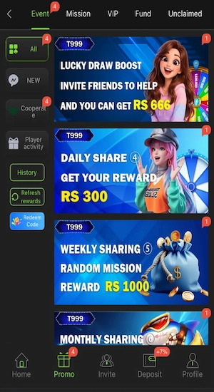 T999 Game Bonuses