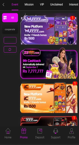 ZS777 Game Bonuses